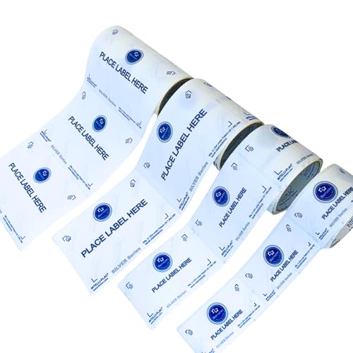 INTELLI-PLAC Silver Series Reusable Label Holder - 100, 5" x 7"