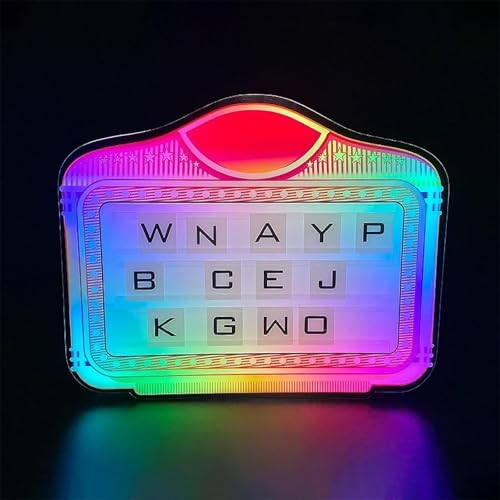 WuJin LED Club Bottle Presenter, Color Letter Billboard,Hand Holding Luminous LED Presenter,Happy Birthday,Changeable Letters VIP Service for Club Party Bar
