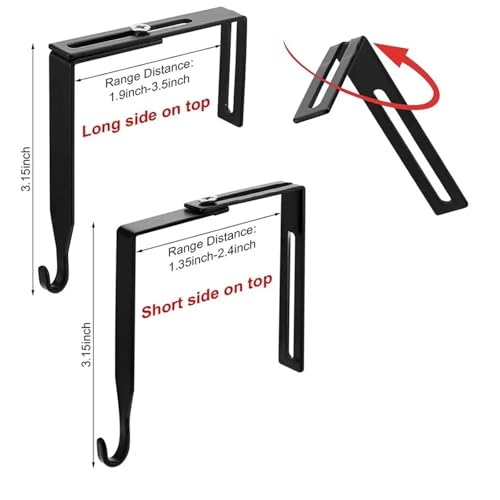 Cubicle Hooks 20pcs Adjustable Cubicle Hangers, Cubicle Hooks,Over Door Hooks for Hanging