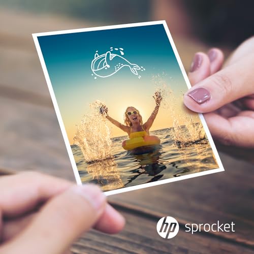HP Sprocket 3.5 x 4.25” Zink Sticky-Backed Photo Paper (300 Pack) Compatible with HP Sprocket 3x4 Photobooth and Photo Printer