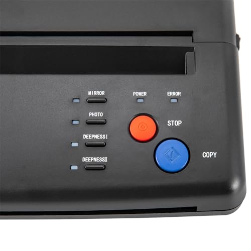 EDUJUAN Stencil Printer Copier Machine Thermal Transfer for Body Art A4 ABS
