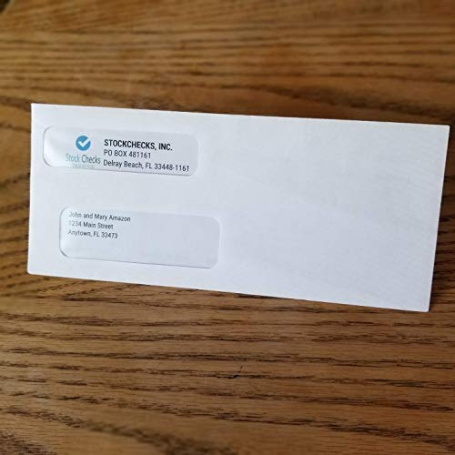 1,000ct, #9 Double Window Security Envelopes, Tinted. Self Seal. Fits Quicken, Quickbooks, Microsoft Money Checks, Quick Books, Intuit