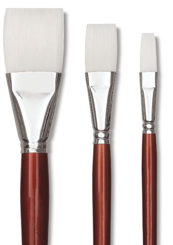 Robert Simmons White Sable Short Handle Brushes 1 1/2 in. one Stroke 721