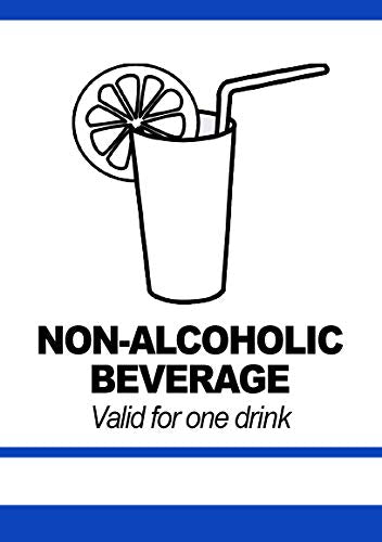 Drink Tickets - Fast & Affordable Non-Alcoholic Tickets by MyZone Printing (Blue, 3000)