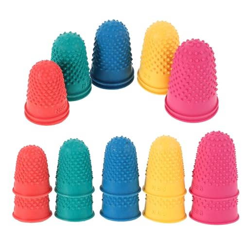 20 Pcs Non-Slip Silicone Finger Guards for Painting, Crafting & Repair