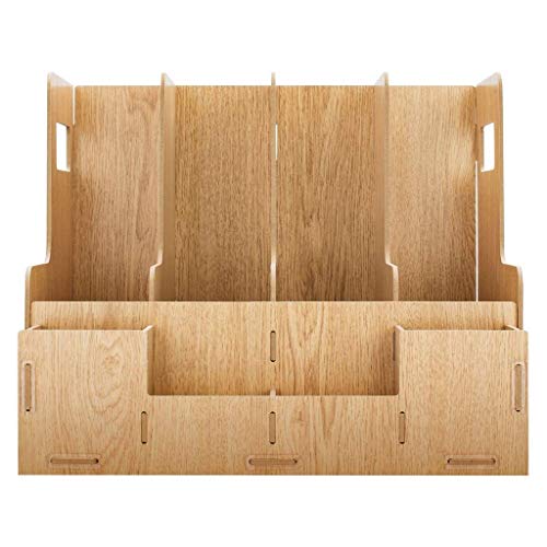 PMFNVXUW Wood Desk Organizer with Drawer,Office Supplies File Letter Sorter Document Folder Tray Pen Holder,Storage Shelf Rack