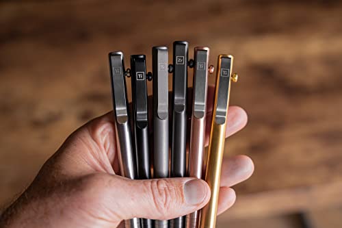 BIG IDEA DESIGN Slim Bolt Action Pen (Titanium Black)