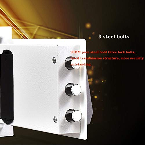 ntumLeap Safe Security Safe Box Digital Security Safes Steel Construction Hidden with Lock Cabinet Anchoring Design for Home Office Hotel Business Passport Cash Safe,Black-A