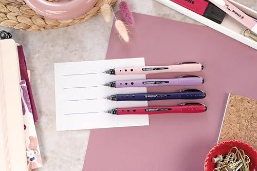 STABILO worker+ NatureCOLORS Wildflower - Rollerball - Pack of 10 - Prussian Blue