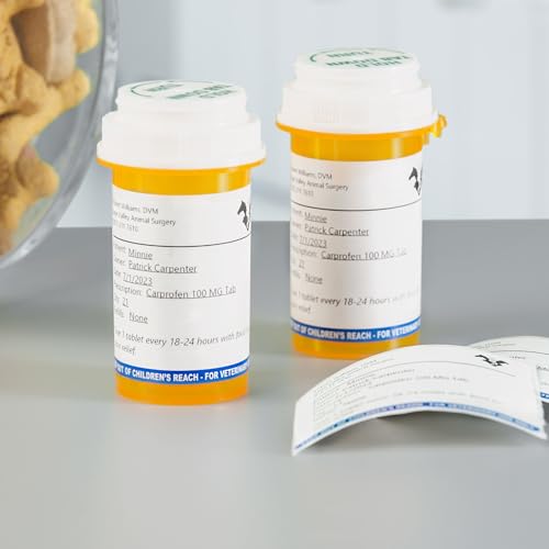 DYMO LabelWriter Veterinary Prescription Labels, 54 mm x 70 mm, 2400 labels