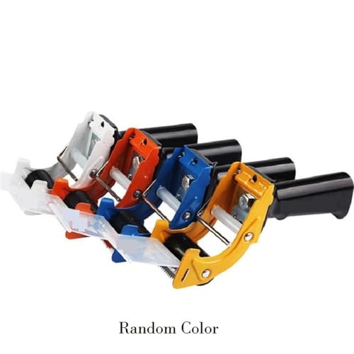 GenSDH 80Mm Heavy Duty Tape Gun Dispenser 3 Inch Large Packing Packaging Sealing Cutter for Office Use, Warehouse Workers; Random Color Easy Even Cutting