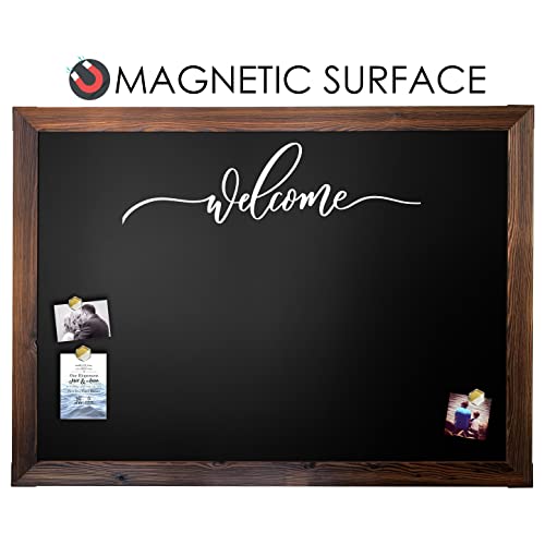 Loddie Doddie Magnetic Chalk Board, Menu Board for Kitchen, 46" x 34.5"
