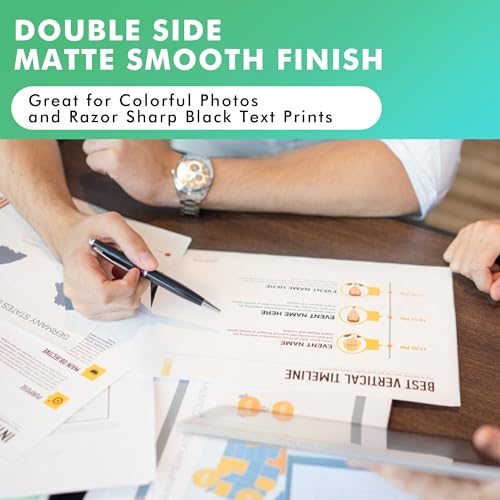 Koala Double Sided Thin Matte Printer Paper 13x19 Inch 32LB 110 Sheets