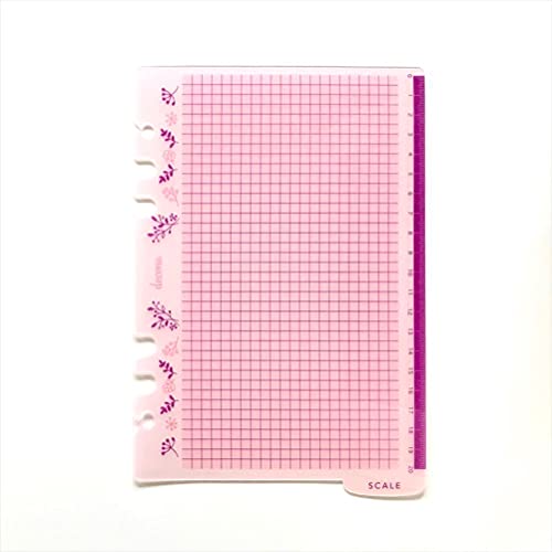 Raymay Fujii HAR496 Notebook Refill Decona Underlay & Scale A5 White Clear