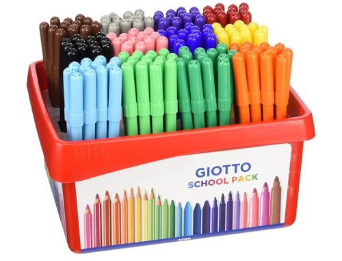 GIOTTO 523800 Pencil Box with 144 Markers