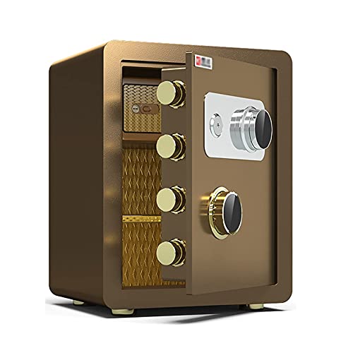 Dntum Home Safes Safes Mechanical Code Lock Safe,Steel Fire-Proof and Anti-Theft Safety Cabinet,Small Cash File Storage Box,Suitable for Home Hotel Office,45Cm Hidden Safe,A45Cm