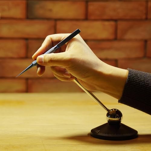 MiBoce Precision Hand Stabilizer, Professional Modeling Tools, with 720 Degree Free Movement Lever, for Handmade Painting and Crafting, Carving and Micro-Sculpting