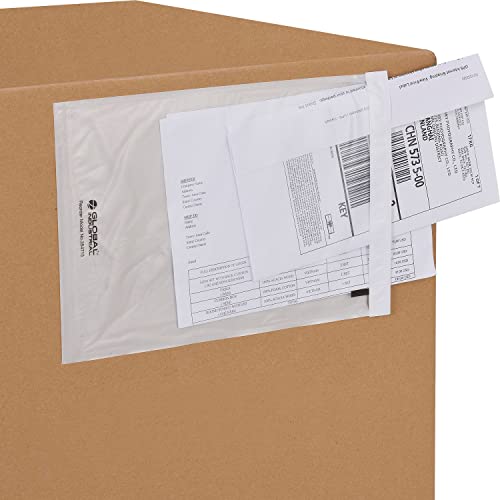 Global Industrial Side Opening Packing List Envelopes, 10"L x 7"W