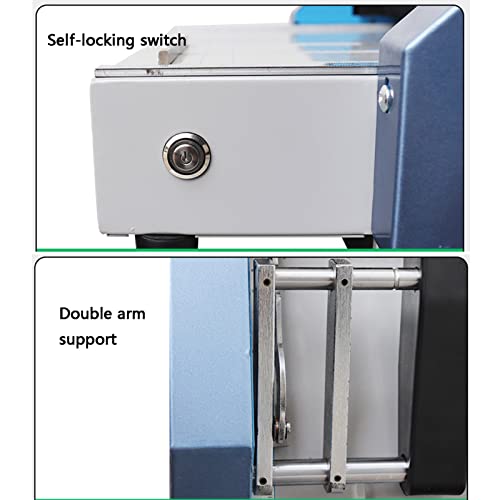 FKHFTI Electric Paper Book Stapler Creaser, A3 Brochure Stapler Folding Machine, Saddle Stitch Flat-Clinch Automatic Binding Machine, Folder Dashed Machine for Card Folder Color Pages