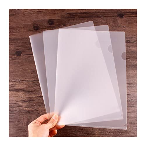 Filing Envelopes 10 PCS Clear Presentation Files Paper Cover Transparent Binding PVC Report A4 Cover Documents School Projects Plastic Folders (Color : A4-Matte)