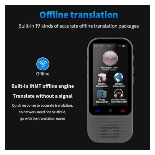 S80 Pro 138 Language Intelligent Translation Machine Intelligent Recording 19 Offline Real-time Chat AI Voice Photo Translat