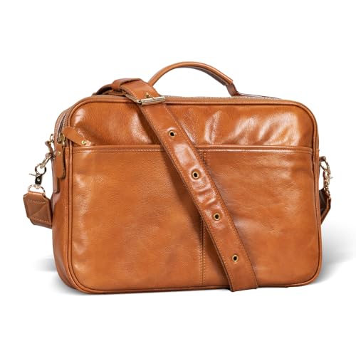 cpnvwa Genuine Leather briefcases Laptop Messenger Bags