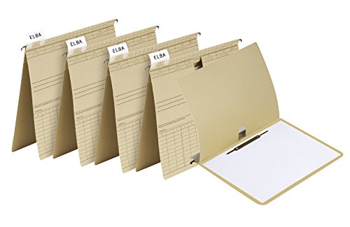 Elba Vertic 1/85441 Suspension Files A4 RC Natron Cardboard 230 g/m² Pack of 50