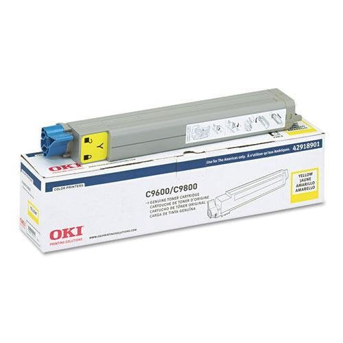 Okidata 42918901 Toner (Type C7), 15000 Page-Yield, Yellow
