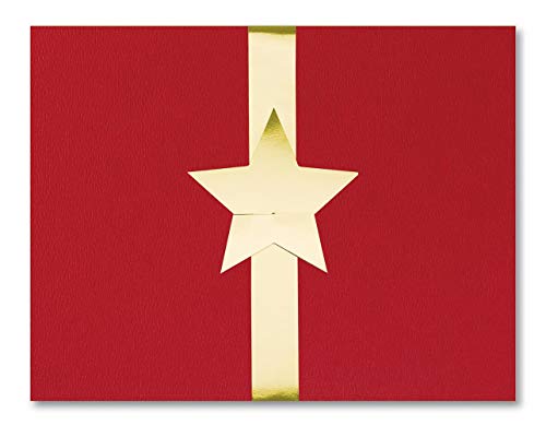 PaperDirect Gold Banded Certificate Jackets, 9 Inches x 12 Inches Folded, Red with Gold Foil, 10 Count, Certificate Cover for School, Work, Diplomas, Graduation & Awards, Certificate Holder