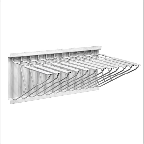 AdirOffice Steel Hanging Wall File, For Blueprint & Large-Format Files, White