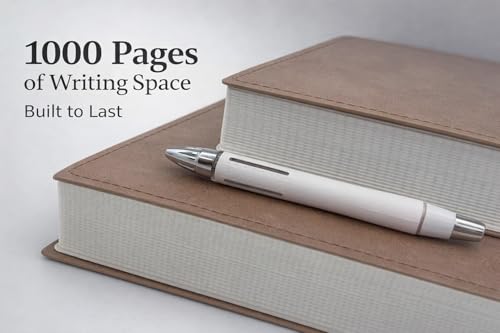 Allieryaz 1000 Page Fountain Pen Notebook (Tomoe River Paper, Green, 2mm Grid)