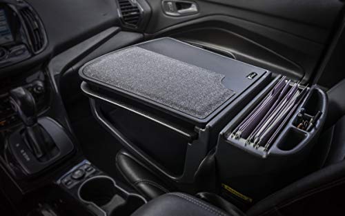 AutoExec GripMaster Car Desk for Your Vehicle Workstation and Mobile Office, Black