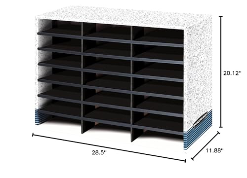 Bankers Box 21-Compartment Literature Sorter, Letter