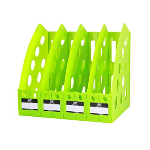 GVRMLDF Magazine File Holder,Desk Organizer for Office Organization and Storage,33.5x25.1x28.2cm(Gray)