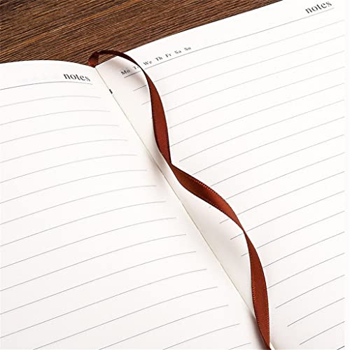 VIAENKFG Notebook Diary Notepad Pu Leather Notebooks for Students Writing School Supplies Traveler Journals(Style D)