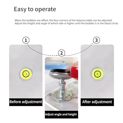 Bubble Equipped Epoxy Resin Leveling Table for Crafting Painting Projects Multipurpose Leveling Table Resin Works