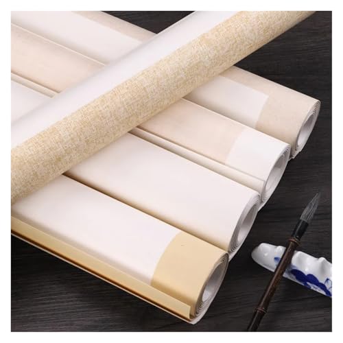 MIUYTRN Chinese Rice Paper Card Papel Arroz Calligraphy Painting Cards Thicken Raw Xuan Paper Lens Card Mounting Painting Paper Cards cuicui(G)