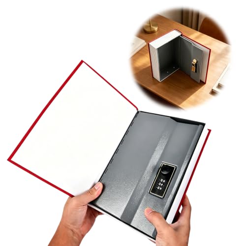 Diversion Book Safe Storage Box w/Combination Lock (Red L)