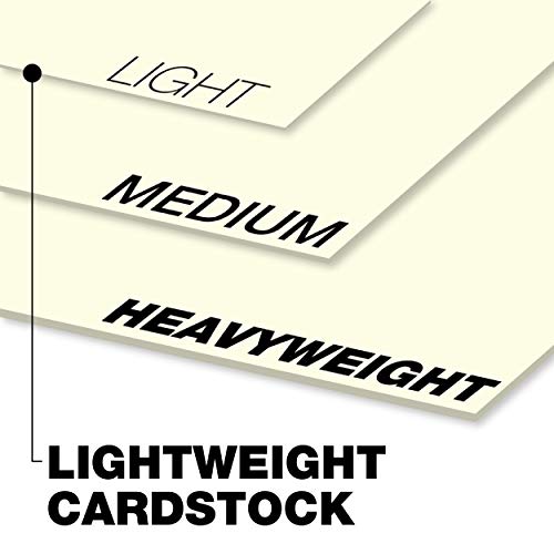 Springhill 8.5” x 11” Cream Colored Cardstock Paper, 250 Sheets (1 Ream) – Premium Lightweight Cardstock, Vellum Printer Paper with Textured Finish – 097000R, Letter (8.5x11)