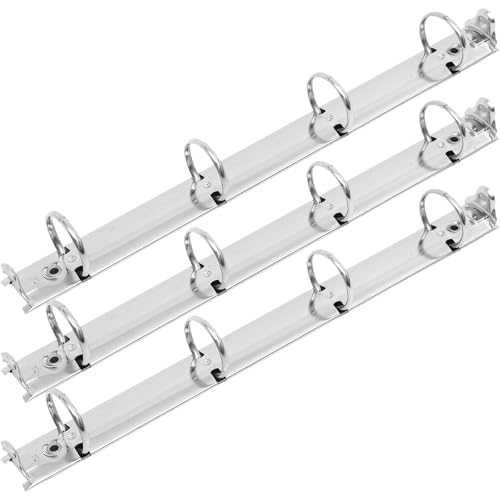 A6 Binder Rings 8Pcs A4 Metal Binder Clips Iron Material Notebook Planner Folder Loose Leaf Binding Combs Office Supplies for Notebook