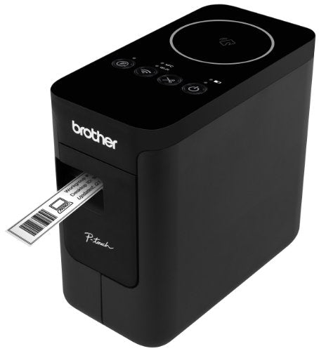Brother Printer PTP750W Wireless Label Maker, 1.18, Black