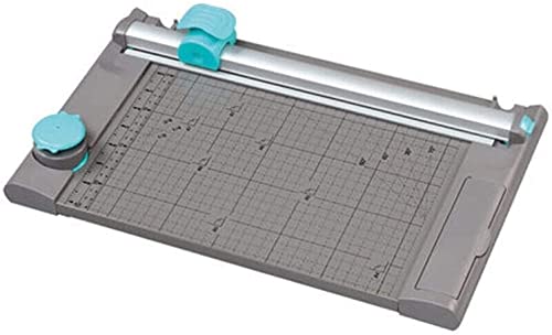 KouRy Paper Trimmer, Rotary Paper Cutter, Commercial, Heavy Duty (Grey)