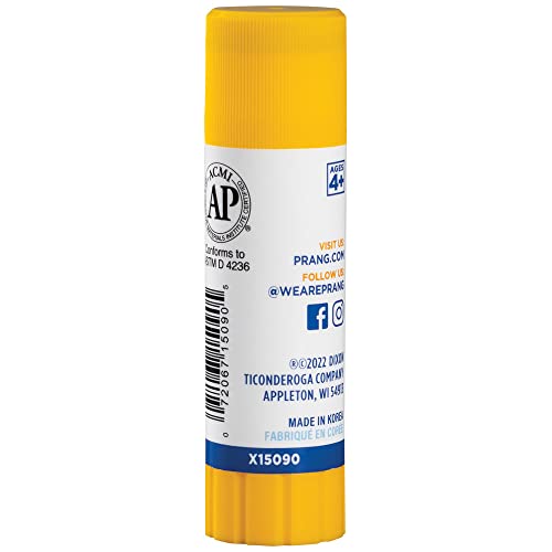Prang Washable Glue Stick, Blue, 0.74 oz., 60 Count