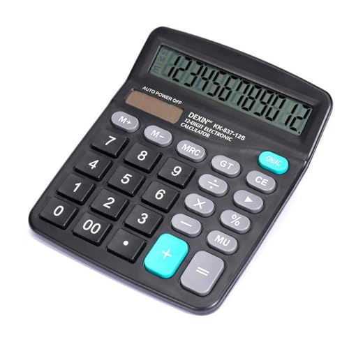 Calculator Office Supplies, Solar Calculator, Power Supply, 12 Bit Large Display Screen, Accounting Computer, Cross-Border Supply