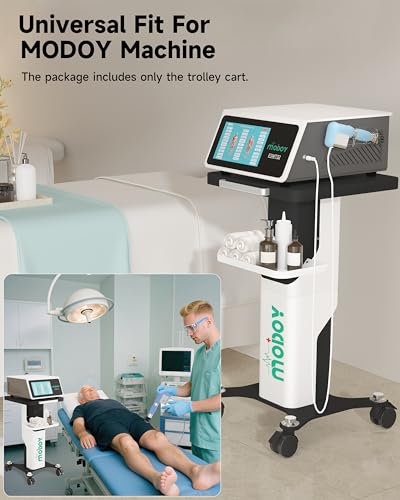 MODOY Shockwave Therapy Machine Cart with Wheels