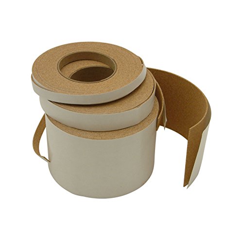 JVCC Adhesive-Backed Cork Tape, 4 in. x 300 in. (Light Brown)