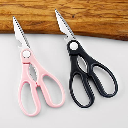 Scissors Household Steel Kitchen Scissors Tailor Scissors Sewing Tools Cut and Shred Function Office Scissors (Color : Green) (Green)