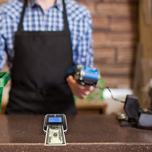 Portable Counterfeit Bill Detector with UV MG IR Detection for Store Office