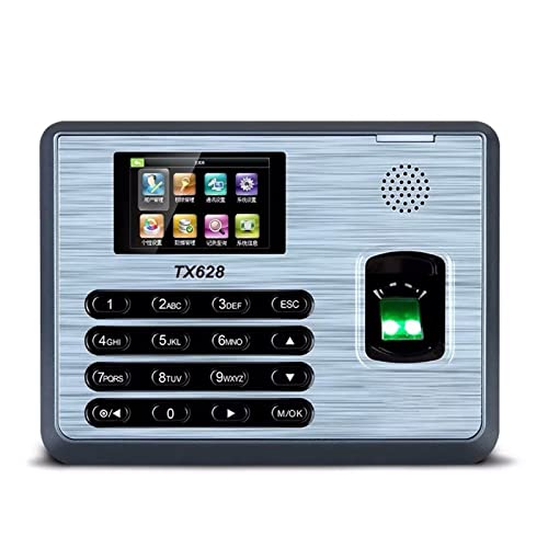 Time Machine Upunch Time Cards Time Clocks for Employees Small Business TX628 Fingerprint Time Clock Machine