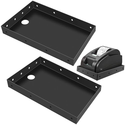 Ecliptica 2 Pack Printer Tray & Shelf for POS KDS Kitchen Thermal Printers
